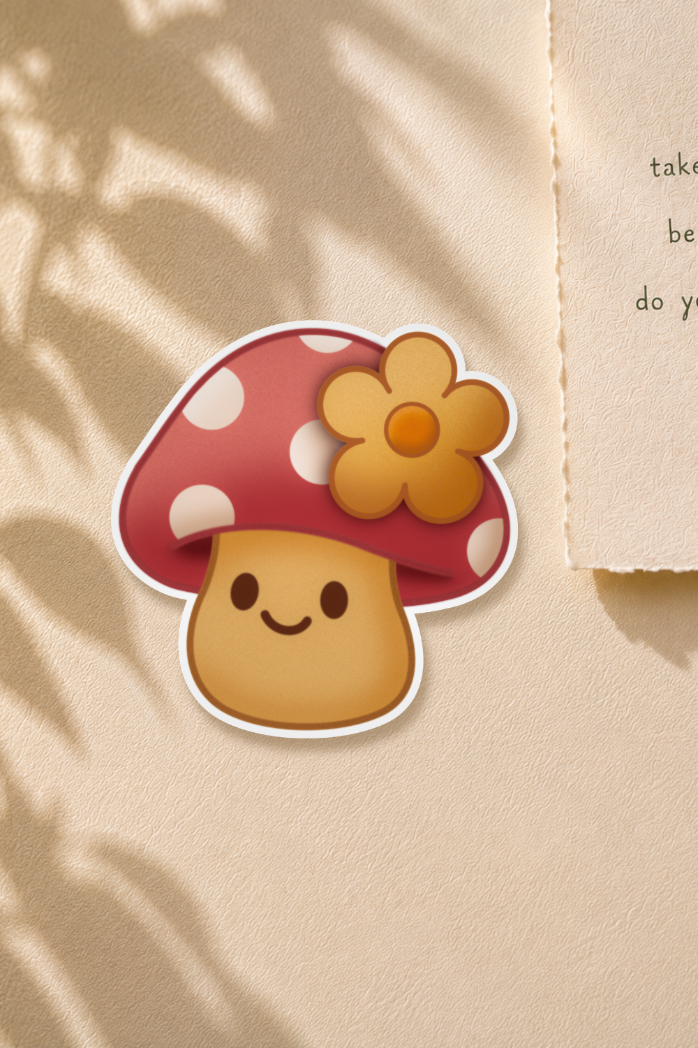 Kawaii Mushroom Magnet