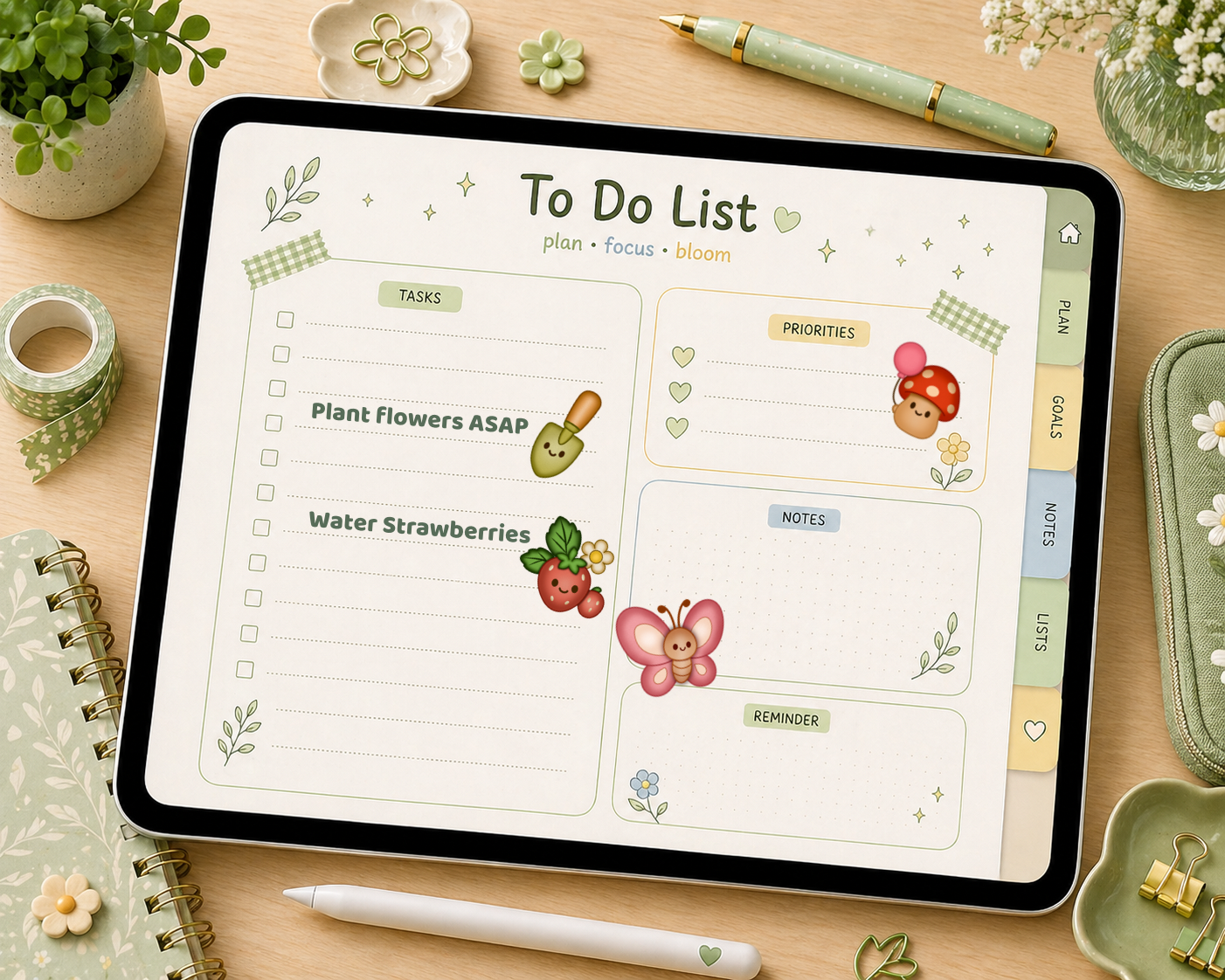 Whimsical Garden Friends Clipart - 47 Images