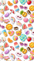 All The Summer Smiles Clipart Phone Wallpaper