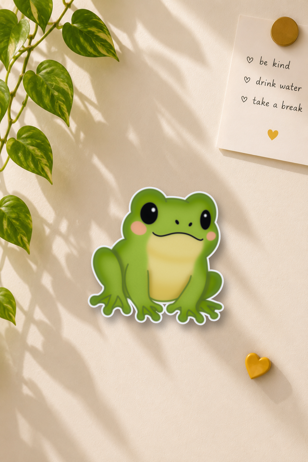 Cute Frog Magnet – Kawaii Cozy Decor