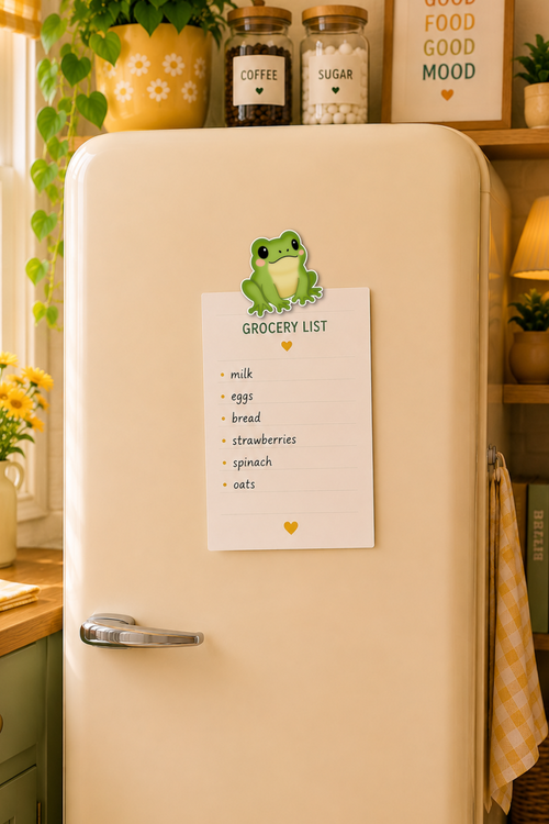 Cute Frog Magnet – Kawaii Cozy Decor