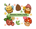 Whimsical Garden Friends Clipart - 47 Images